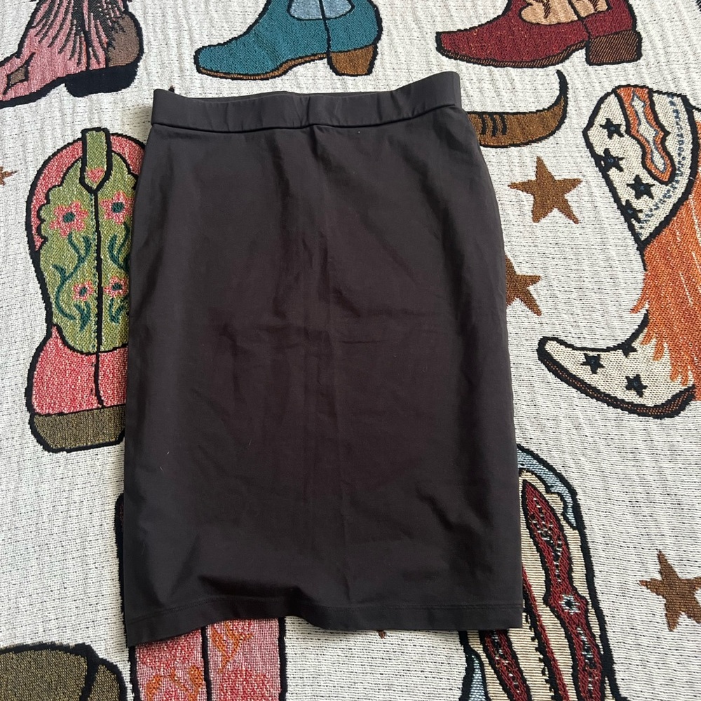 Classic Grey Pencil Skirt